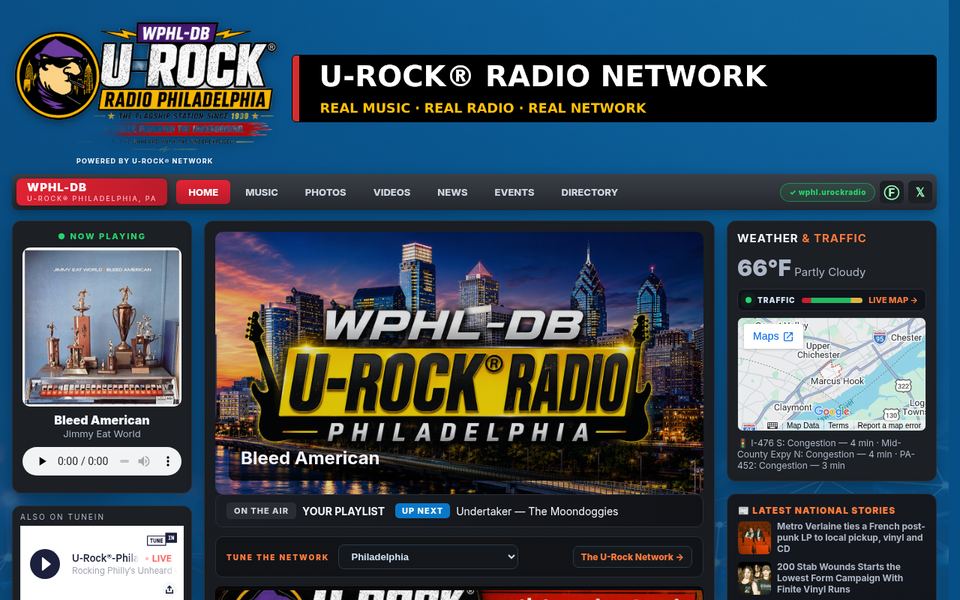 WPHL-DB Philadelphia station page